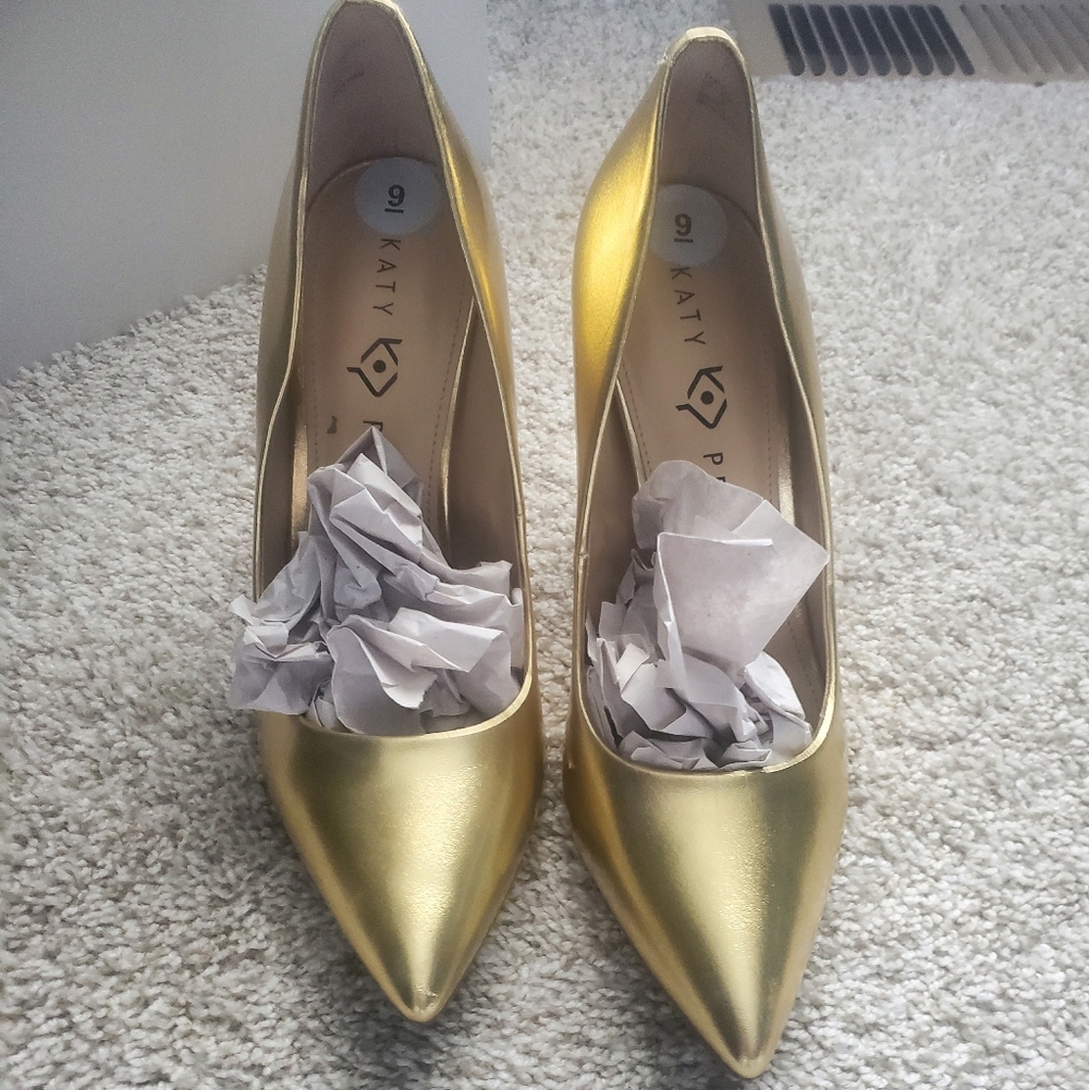 Katy Perry Collections Gold Women's Heels
